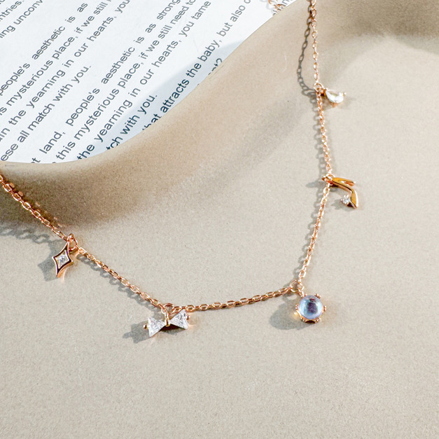 少女心 ‧ 純銀手鍊 (玫)