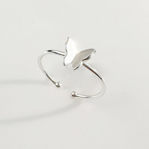 蝴蝶尾戒 ‧ 純銀戒指