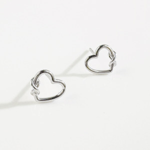 同心結 ‧ 純銀耳環