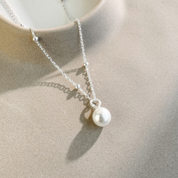 浪漫珍珠 ‧ 純銀項鍊