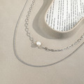 珍珠鏈條 ‧ 純銀項鍊_1