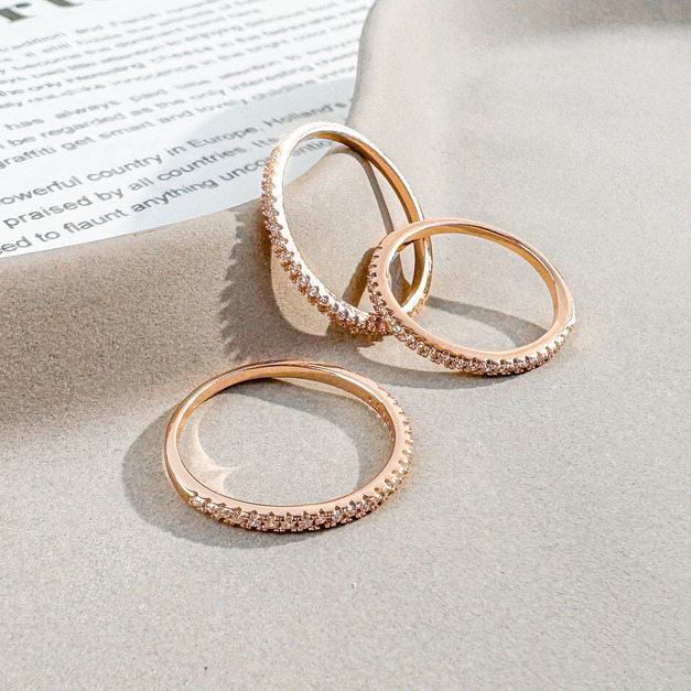 浪漫時空 ‧ 純銀戒指 (玫)