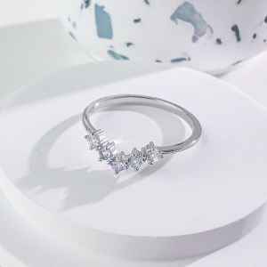 天然石│堇青石 ‧ 托帕石 ‧ 白水晶│幸福期盼 ‧ 純銀戒指