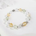 天然石│黃水晶 ‧ 白水晶 ‧ 葡萄石│晨曦初語 ‧ 水晶手串