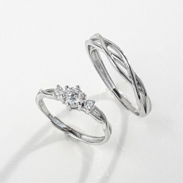 長相廝守對戒 ‧ 純銀戒指