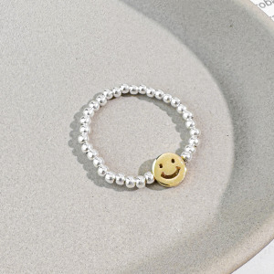 圓珠微笑 ‧ 純銀戒指