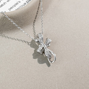 十字綁結 ‧ 純銀項鍊