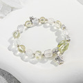 天然石│黃水晶 ‧ 粉水晶│Lemon檸檬 ‧ 水晶手串