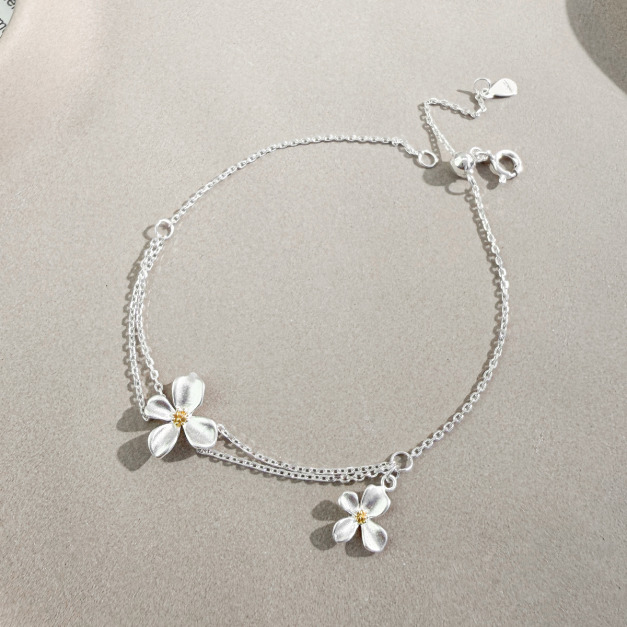 梔子花 ‧ 純銀手鍊