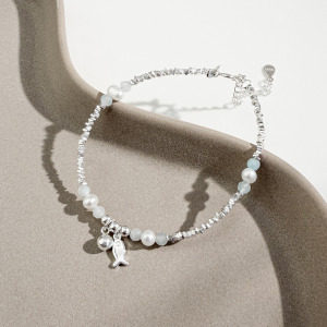 浪漫小魚 ‧ 純銀手鍊