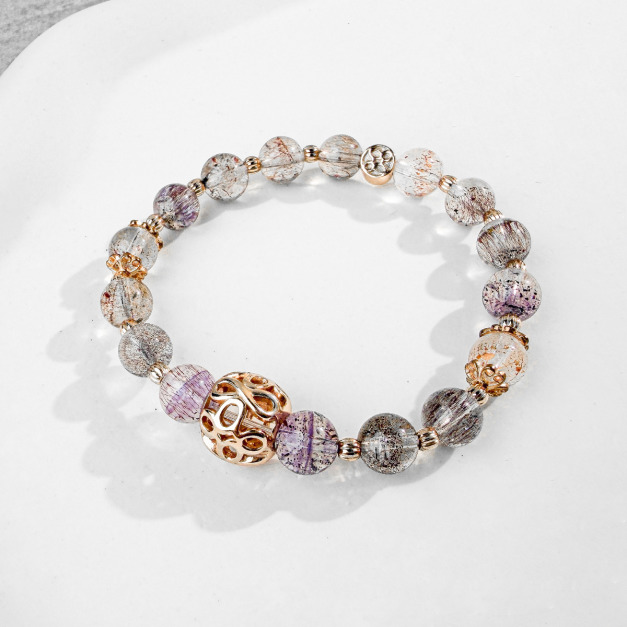 天然石│超七│幸福入手 ‧ 水晶手串