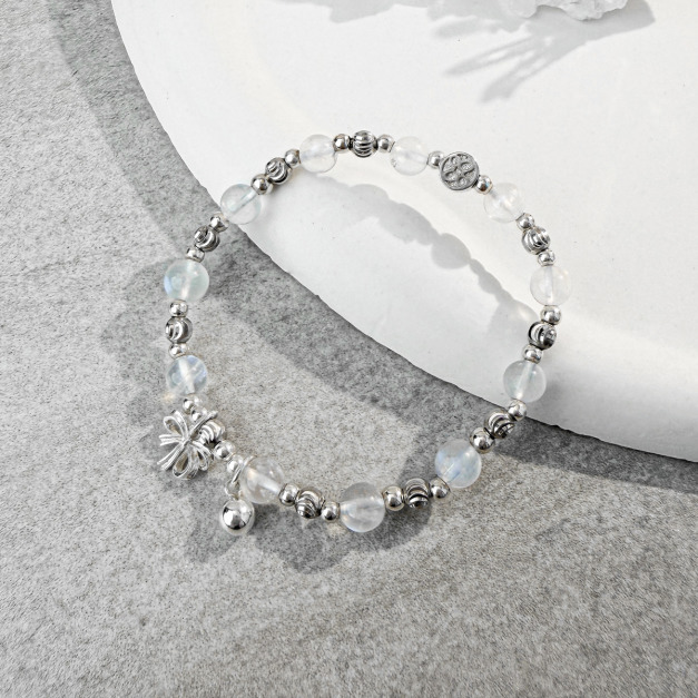 天然石│月光石│清新如常 ‧ 水晶手串