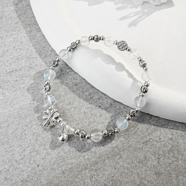 天然石│月光石│清新如常 ‧ 水晶手串