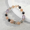 天然石│黑碧璽 ‧ 月光石 ‧ 紫水晶 ‧ 黑金超七│巴塞隆納 ‧ 水晶手串
