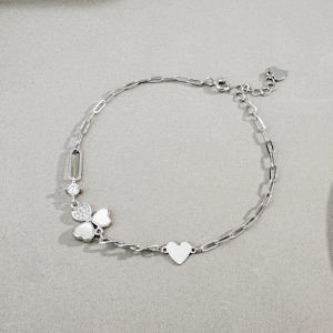 三葉草 ‧ 純銀手鍊