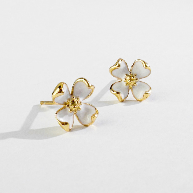 早晨花語 ‧ 純銀耳環