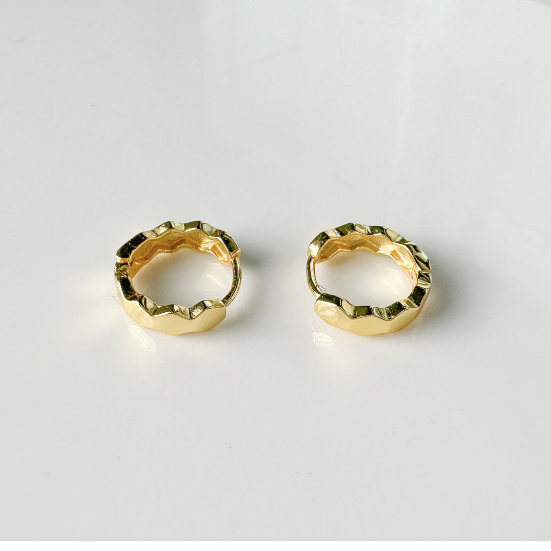 耳環　金環　①②まとめて 旋月小鑽‧ 純銀耳環| GIFT ACC. | 天然水晶．純銀飾品．點亮內在