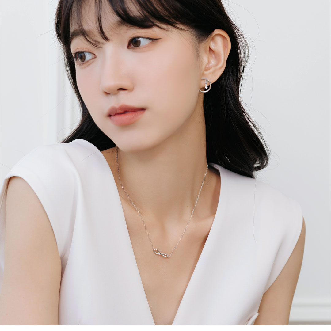 無限悸動‧ 純銀項鍊| GIFT ACC. | 天然水晶．純銀飾品．點亮內在