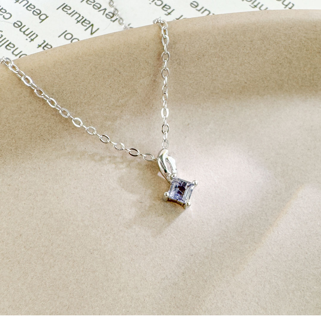 天然石│堇青石愛的方向‧ 純銀項鍊| GIFT ACC. | 天然水晶．純銀飾品