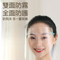 【BONum】眼鏡型全透明加大防飛沫面罩 1鏡架2鏡片_1