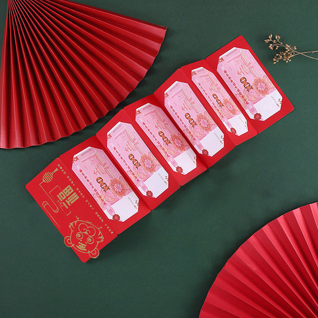 【BONum】六卡位創意紅包袋(不挑款，隨機出貨)