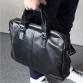 【BONum】輕量化紳士型商務休閒真皮筆電公事包_3