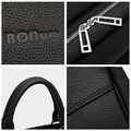 【BONum】真皮胖胖型多功能商務出差包 輕旅行包_4