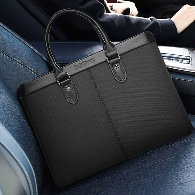 【BONum】輕量網眼可增容量無背帶手提商務包