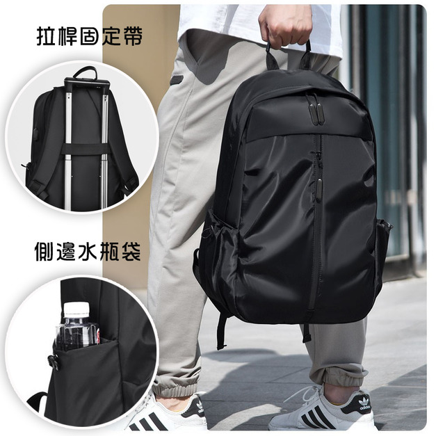 【BONum】大學生防潑水大容量簡約後背包
