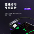【BONum】100w PD USB 2.0彎頭type-c to type-c 3米編織快充線 贈充電孔保護膜_4