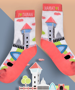 台南好遊襪 - I LOVE TAINAN Socks 長襪|中筒襪|男女同款
