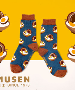 台灣美食針織襪-焢(爌)肉飯Kong Rou Fan Socks 長襪|中筒襪|男女同款