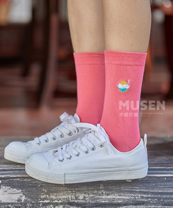 小吃刺繡襪-剉冰Shaved Ice Socks 長襪|中筒襪|男女同款