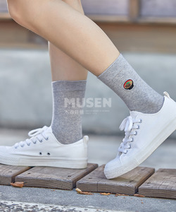 小吃刺繡襪-牛肉麵Beef Noodles Socks 長襪|中筒襪|男女同款