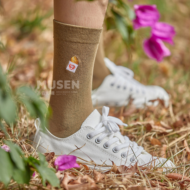 小吃刺繡襪-香雞排Deep Fried Chicken Cutlets Socks 長襪|中筒襪|男女同款