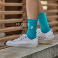 小吃刺繡襪-三明治Sandwich Socks 長襪|中筒襪|男女同款