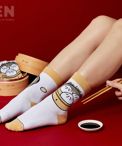 小籠包 / 台灣美食襪 - Taiwan Xiaolongbao Socks 長襪|中筒襪|男女同款