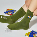 台灣印象刺繡襪-科學麵 長襪|中筒襪|男女同款