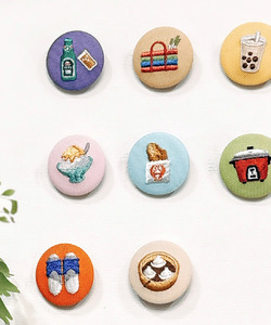 扣住日常-圓飾繡章(丸型)