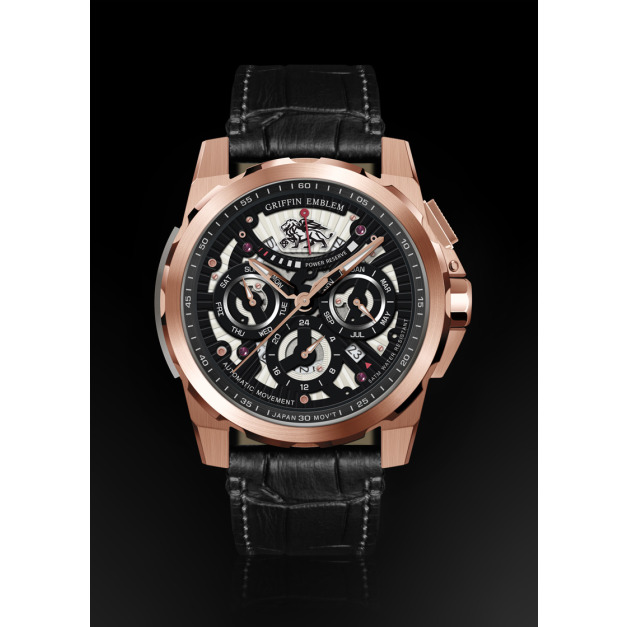王者金鑰 9005-6 全日曆機械錶 42mm (已絕版）