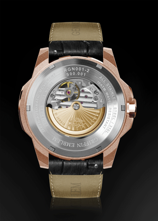 星空玫瑰 RGN001-2 鏤空機械錶 42mm_7