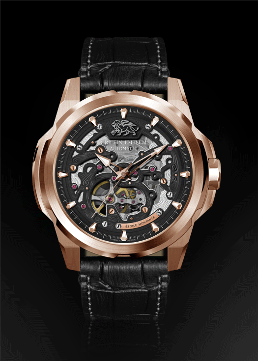 星空玫瑰 RGN001-2 鏤空機械錶 42mm_6