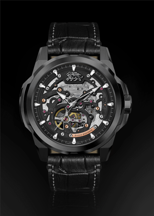 星空曜石 RGN001-3 鏤空機械錶 42mm_6