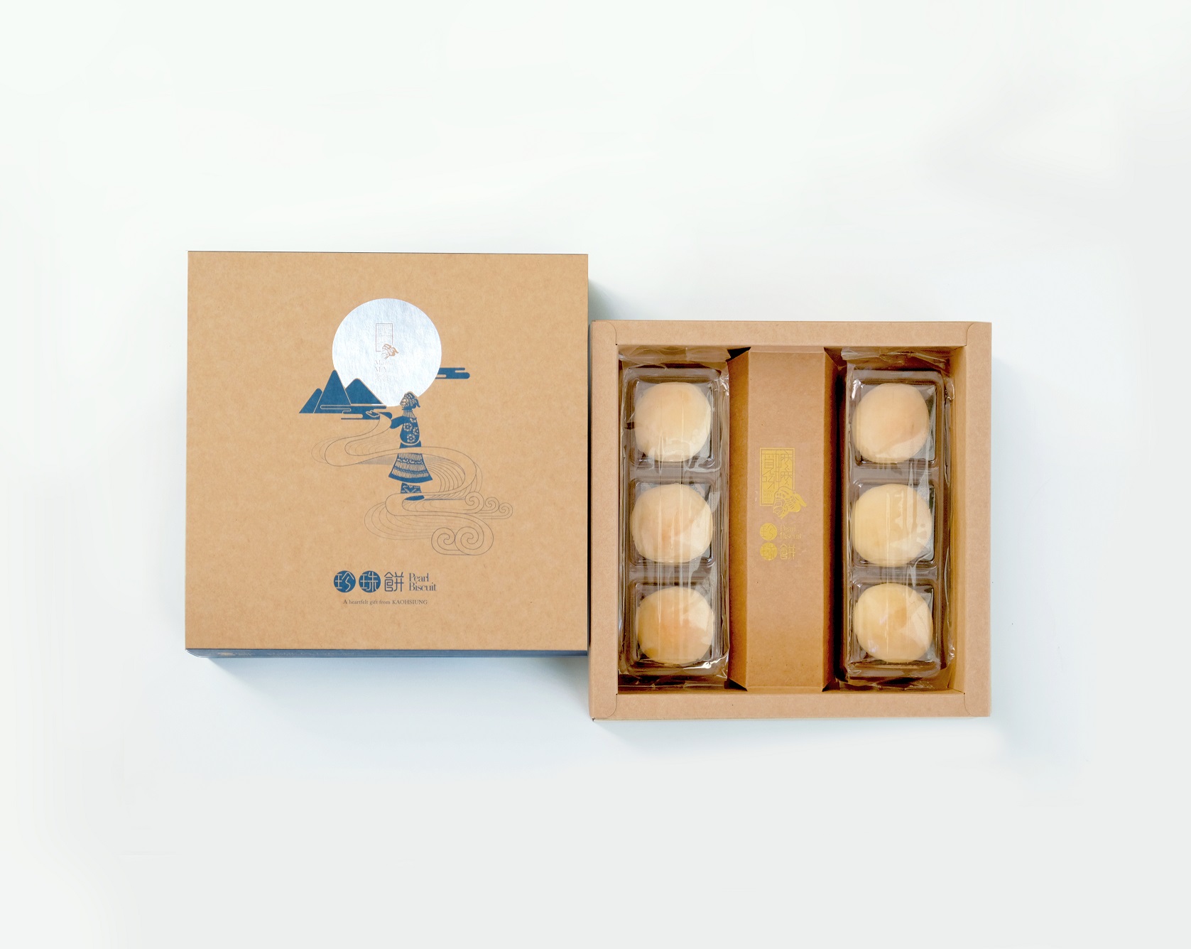 手工珍珠餅｜干貝餡｜6入