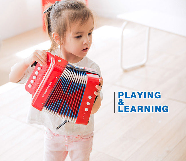 荷蘭 New Classic Toys - 幼兒手風琴玩具-活力紅