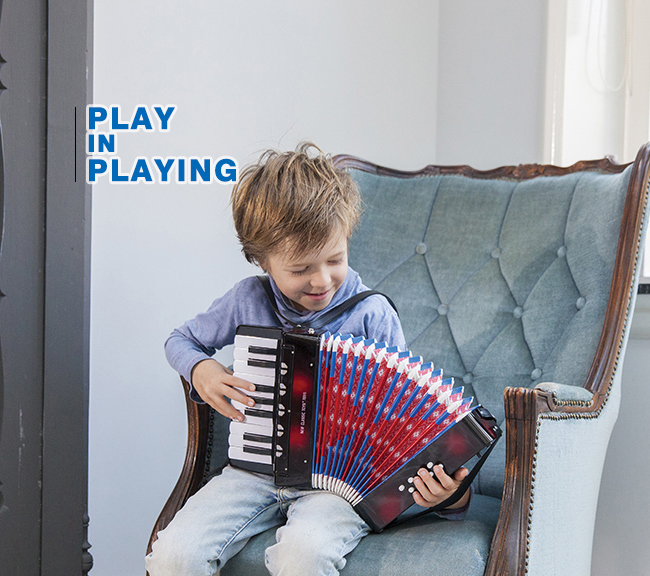 荷蘭 New Classic Toys - 幼兒鍵盤式手風琴玩具