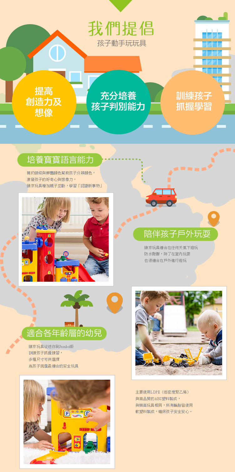 瑞典Viking toys - 城市動物樂園軌道組