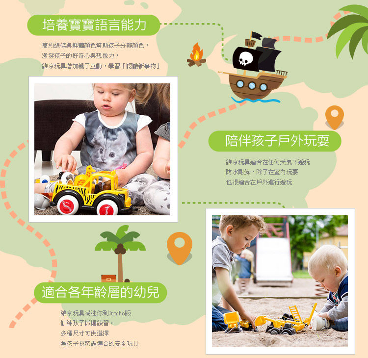 瑞典Viking toys - 戲水快艇-15cm+戲水小帆船-15cm