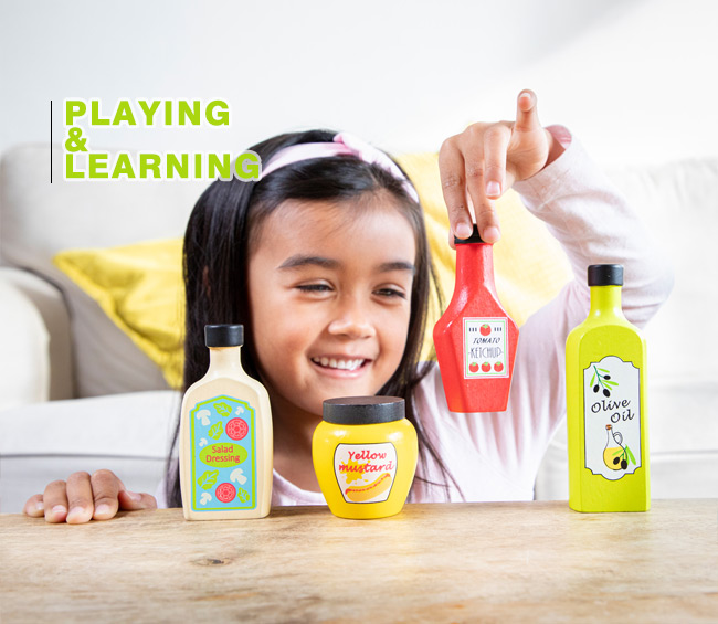 荷蘭 New Classic Toys - 木製小主廚美食調味組