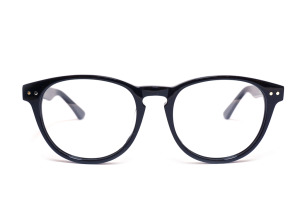 復古梨形鏡框│黑色眼鏡│P1053C1